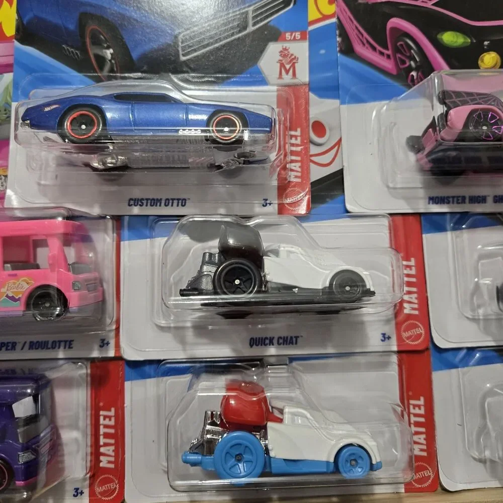 Hot Wheels 2026 Mattel Mini Set Lot of 8 Barbie Quick Chat Magic 8 Ball Diecast